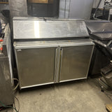 SILVER KING SKP48/12 48” USED COMMERCIAL SANDWICH PREP UNIT REFRIGERATOR COOLER