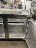 CONTINENTAL SW48 48” REFRIGERATED PAN RAIL PREP TABLE USED