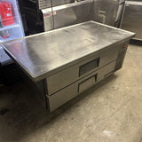 True TRCB-52-60 60" Chef Base w/ (2) Drawers - 115v USED