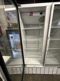 MASTER BILT BMG-48 USED 2 DOOR GLASS MERCHANDISER REFRIGERATOR COOLER