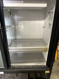 TRUE GDM-41SL-48-HC 2 DOOR SLIDING GLASS REFRIGERATOR COOLER USED MERCHANDISER