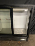 TRUE GDM-41SL-54 USED 2 GLASS SLIDING DOOR REFRIGERATOR COOLER MERCHANDISER