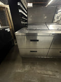 DELFIELD 64” USED MEGATOP SANDWICH PREP COOLER REFRIGERATOR 4 DRAWERS