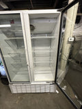 MASTER BILT BMG-48 USED 2 DOOR GLASS MERCHANDISER REFRIGERATOR COOLER