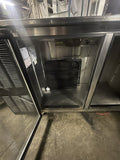 GLASSTENDER 60” USED GLASS DOOR BACK BAR BOTTLE COOLER REFRIGERATOR