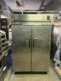 True TR2F-2S Freezer, Reach-In, 2 Section/SS Doors USED