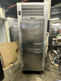 TRAULSEN 2 HALF DOOR SS REACH IN REFRIGERATOR COOLER USED