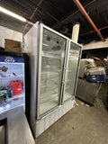 MASTER BILT BMG-48 USED 2 DOOR GLASS MERCHANDISER REFRIGERATOR COOLER