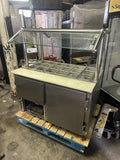 Leader 48” Used Sandwich Prep Salad Line Refrigerated Prep Unit