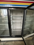 TRUE GDM-72 3 DOOR COMMERCIAL REFRIGERATOR COOLER GLASS DOOR MERCHANDISER USED