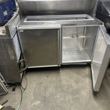 SILVER KING SKP48/12 48” USED COMMERCIAL SANDWICH PREP UNIT REFRIGERATOR COOLER