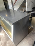 COMMERCIAL 48” NON REFRIGERATED GLASS DISPLAY CASE USED SS