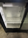 TRUE GDM-41SL-48-HC-LD 2 DOOR SLIDING GLASS REFRIGERATOR USED MERCHANDISER