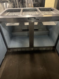 DELFIELD 48” REFRIGERTED PAN RAIL PREP TABLE USED