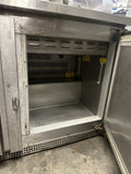 FAGOR FST-48-12 48” COMMERCIAL REFRIGERATED PREP TABLE USED COOLER