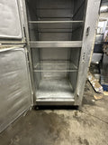 TRAULSEN 2 HALF DOOR SS REACH IN REFRIGERATOR COOLER USED