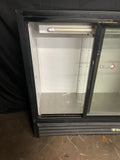 TRUE GDM-41SL-54 USED 2 GLASS SLIDING DOOR REFRIGERATOR COOLER MERCHANDISER