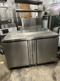 FAGOR FST-48-12 48” COMMERCIAL REFRIGERATED PREP TABLE USED COOLER