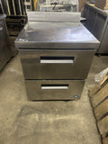 Hoshizaki WR27A-D2 Refrigerator cooler Worktop 2 Stainless Drawers USED