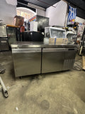 CONTINENTAL USED CRB67 67” WORKTOP COOLER REFRIGERATOR PREP TABLE USED