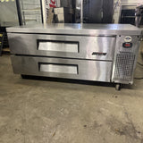 TURBO AIR TCBE-52SDR 52” USED COMMERCIAL CHEF BASE REFRIGERTOR