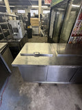 CONTINENTAL SW72-30M USED 72” MEGA TOP REFRIGERATED PREP TABLE COOLER