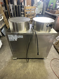 DELFIELD CAB2-1200QT USED MOBILE ENCLOSED 2 STACK DISH DISPENSER HEATED 120V