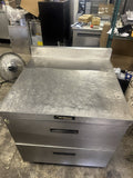 DELFIELD 32” WORKTOP REFRIGERATOR COOLER 2 DRAWERS USED