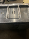 DELFIELD 48” REFRIGERTED PAN RAIL PREP TABLE USED