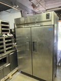 True TR2F-2S Freezer, Reach-In, 2 Section/SS Doors USED