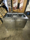 DELFIELD 48” USED COMMERCIAL SANDWICH UNIT COOLER PREP TABLE