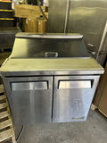 TURBO AIR MST-36 36” USED SANDWICH PREP TABLE COOLER USED