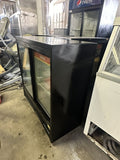 TRUE GDM-41SL-48-HC-LD 2 DOOR SLIDING GLASS REFRIGERATOR USED MERCHANDISER