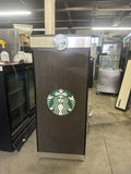 IDW G4-H0234B 2 COOLER GLASS MERCHANDISER REFRIGERATOR STARBUCKS DISPLAY USED