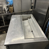 FOGEL FLP-45-12 45” USED COMMERCIAL REFRIGERATED PREP TABLE PREP STATION