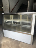 COMMERCIAL 48” NON REFRIGERATED GLASS DISPLAY CASE USED SS