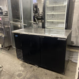 NORLAKE BB59 59” BACKBAR REFRIGERATOR COOLER USED