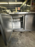 CONTINENTAL SW72-30M USED 72” MEGA TOP REFRIGERATED PREP TABLE COOLER