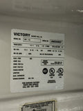 VICTORY VPT119 119” 4 DOOR COMMERCIAL PIZZA PREP TABLE REFRIGERATOR COOLER USED