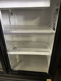 TRUE GDM-41SL-48-HC-LD 2 DOOR SLIDING GLASS REFRIGERATOR USED MERCHANDISER