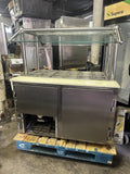 Leader 48” Used Sandwich Prep Salad Line Refrigerated Prep Unit