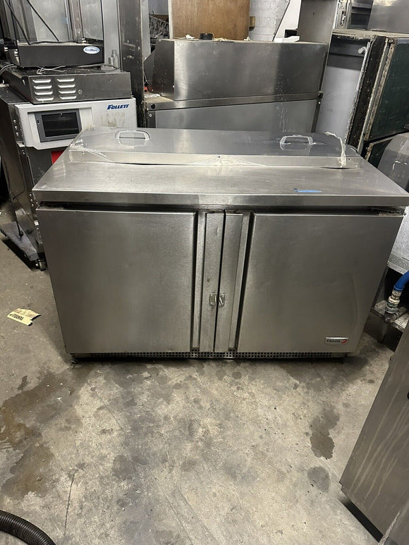 FAGOR FST-48-12 48” COMMERCIAL REFRIGERATED PREP TABLE USED COOLER