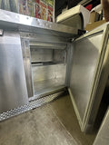 CONTINENTAL SW72-30M USED 72” MEGA TOP REFRIGERATED PREP TABLE COOLER