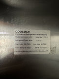 COOLMAN CUSTOM-54RIF 2 DOOR REACH IN REFRIGERATOR COOLER USED STAINLESS STEEL