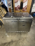 DELFIELD 48” USED COMMERCIAL SANDWICH UNIT COOLER PREP TABLE