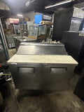 TRUE TSSU-48 48” USED COMMERCIAL SANDWICH PREP TABLE COOLER REFRIGERATOR