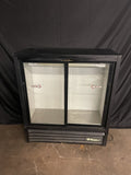 TRUE GDM-41SL-54 USED 2 GLASS SLIDING DOOR REFRIGERATOR COOLER MERCHANDISER