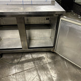 FOGEL FLP-45-12 45” USED COMMERCIAL REFRIGERATED PREP TABLE PREP STATION