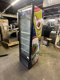 CRIOTEC CFX-09 HC USED SINGLE DOOR GLASS BANG ENERGY COOLER REFRIGERATOR