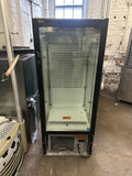 FRIGOGLASS MC300-V2 SINGLE DOOR GLASS REFRIGERATOR MERCHANDISER USED 10.6cu Ft